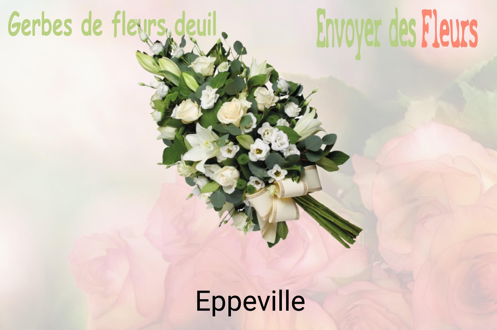 Gerbe de fleurs de deuil livrée à Eppeville